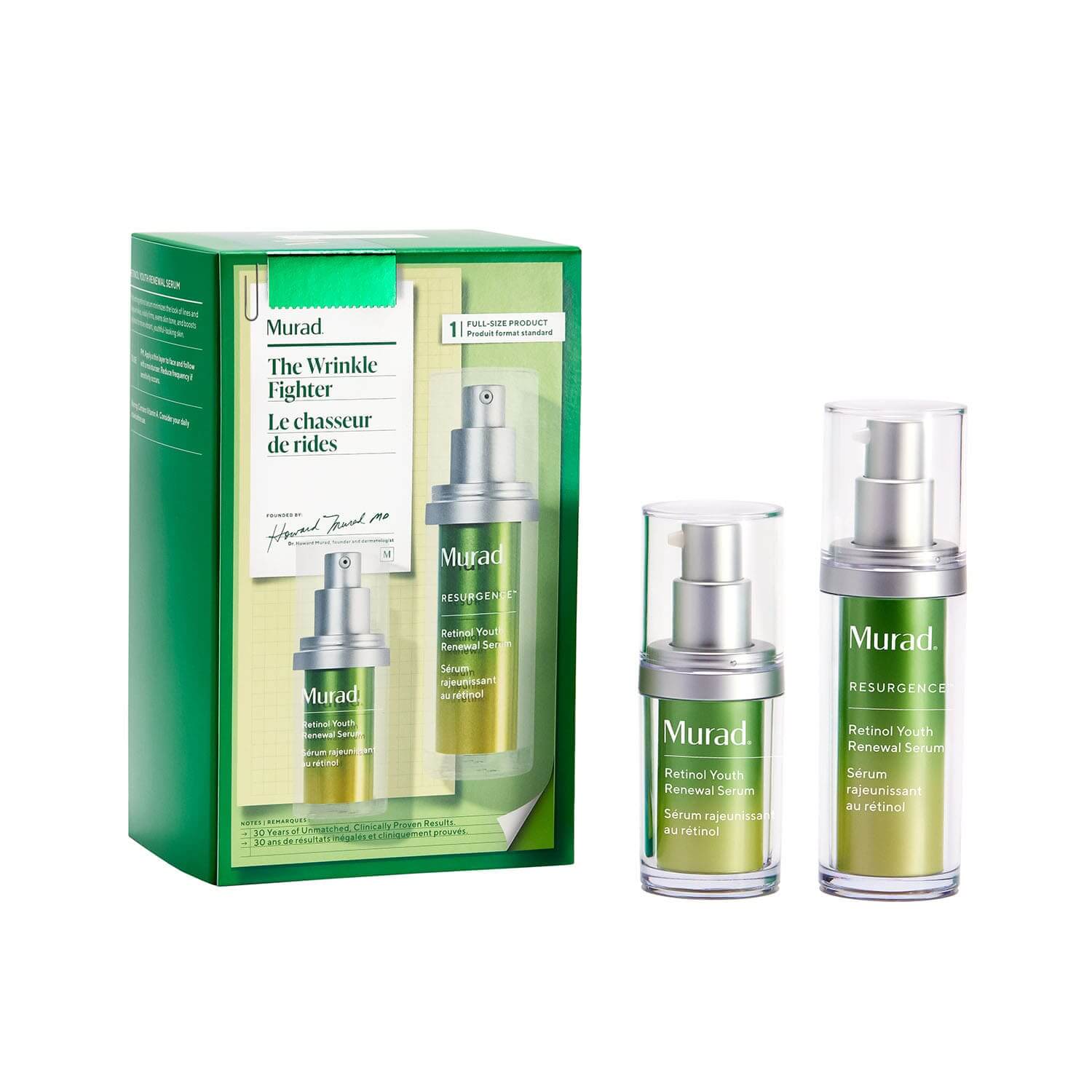 THE WRINKLE FIGHTERS (SET DE RETINOL PARA LA PREVENCIÓN DE ARRUGAS Y LÍNEAS DE EXPRESIÓN.)